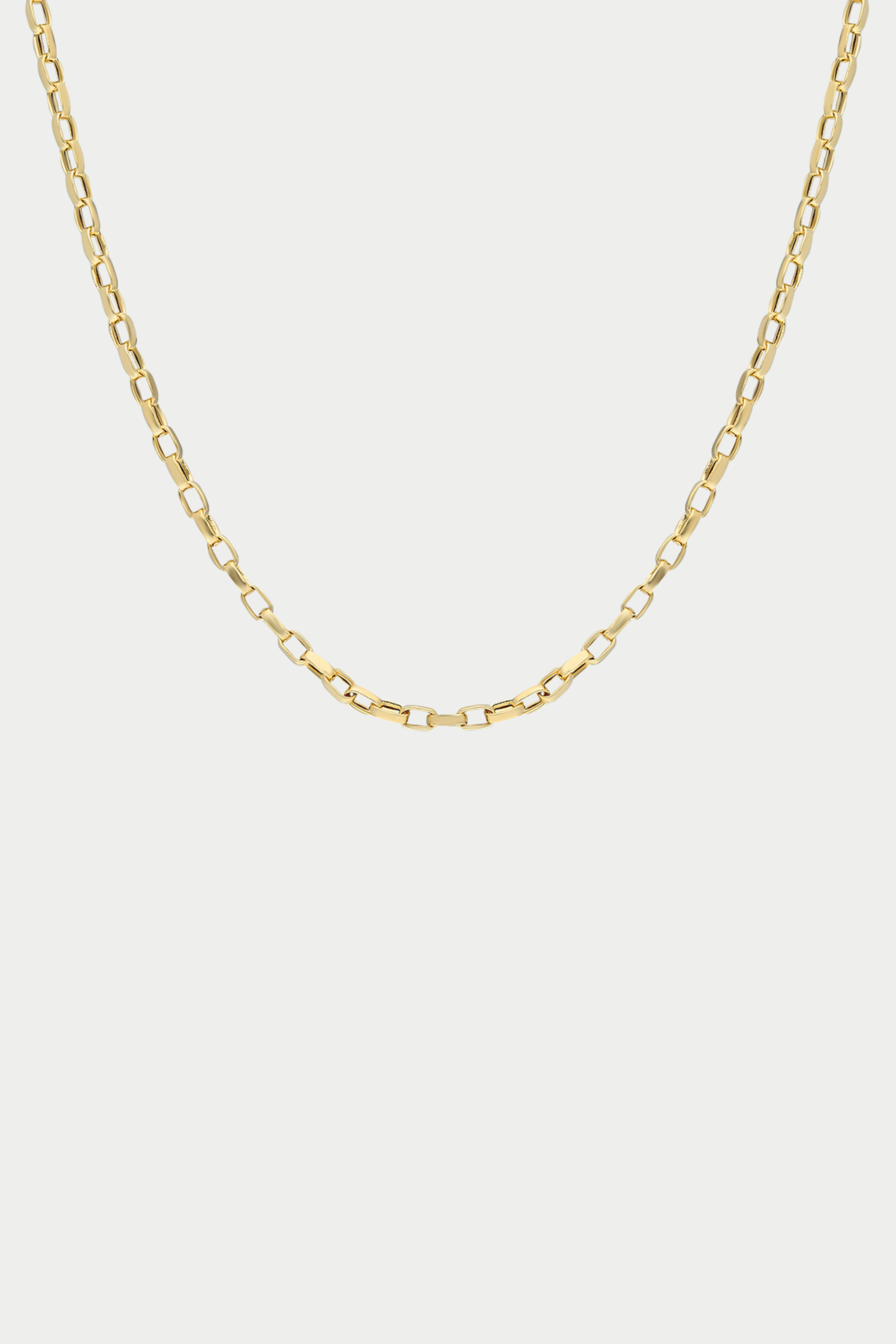 Ita - Medium Open Box Chain, Yellow Gold