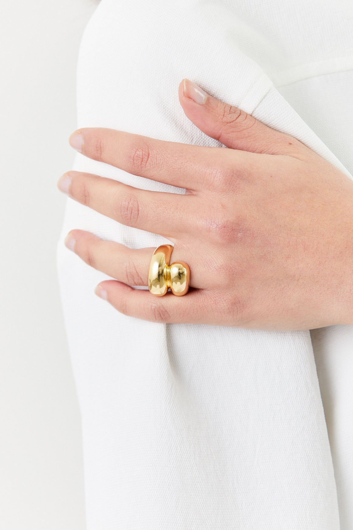 Double Apse Ring, Yellow Gold – Kick Pleat